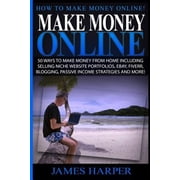 Make Money Online 50 Ways to Make Money from Home Including Selling Niche Website Portfolios, Ebay, Fiverr, Blogging, Passive Income Str