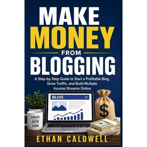 Make Money from Blogging: A Step-by-Step Guide to Start a Profitable Blog, Grow Traffic, and Build Multiple Income Strea, (Paperback)