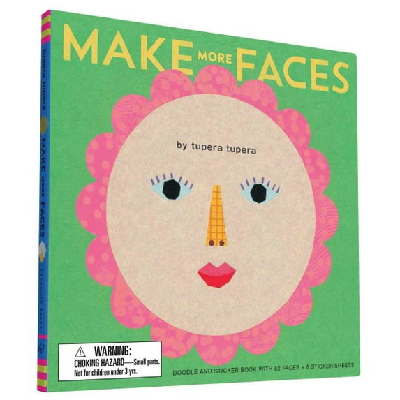 Make More Faces : Doodle and Sticker Book with 52 Faces + 6 Sticker Sheets (Other)