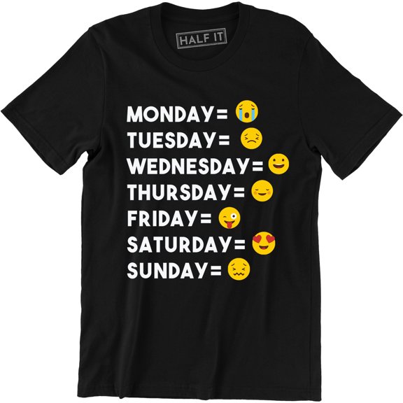 Make My Day Emoji - Funny My Whole Weekend Men's T-Shirt