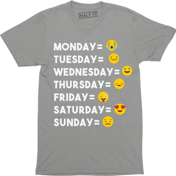 Make My Day Emoji - Funny My Whole Weekend Men's T-Shirt