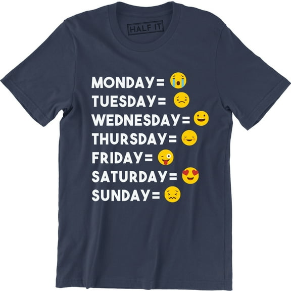 Make My Day Emoji - Funny My Whole Weekend Men's T-Shirt