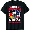 thumbnail image 1 of Make Oktoberfest Great again Beerfest Wurstfest T-Shirt, 1 of 3