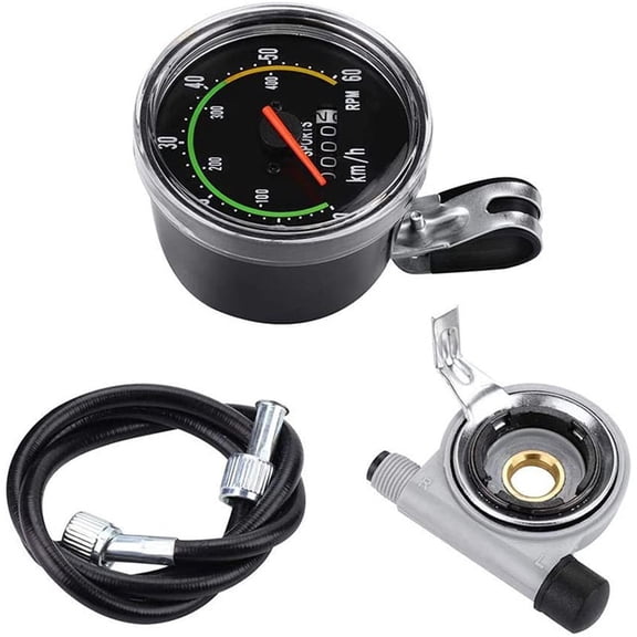 Make Old School Style Bike Speedometer in Analog Odometer Classic Style for 26/27.5/28/29 inch bikes only,