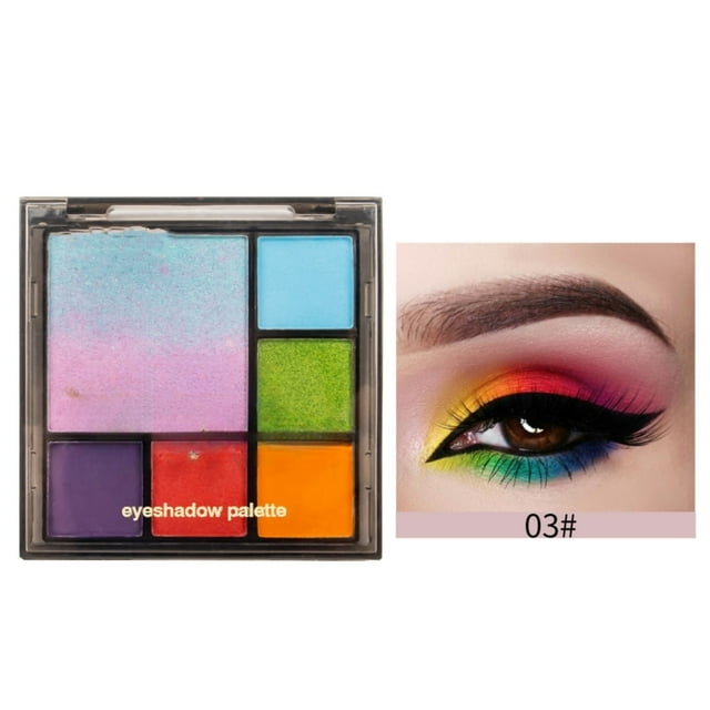 Make up Pallets for Women Cosmetics Natural 6 Color Eyeshadow Finish