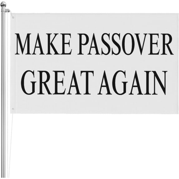 Make Passover Great Again 3x5 3ply Flag Double-Sided Banner