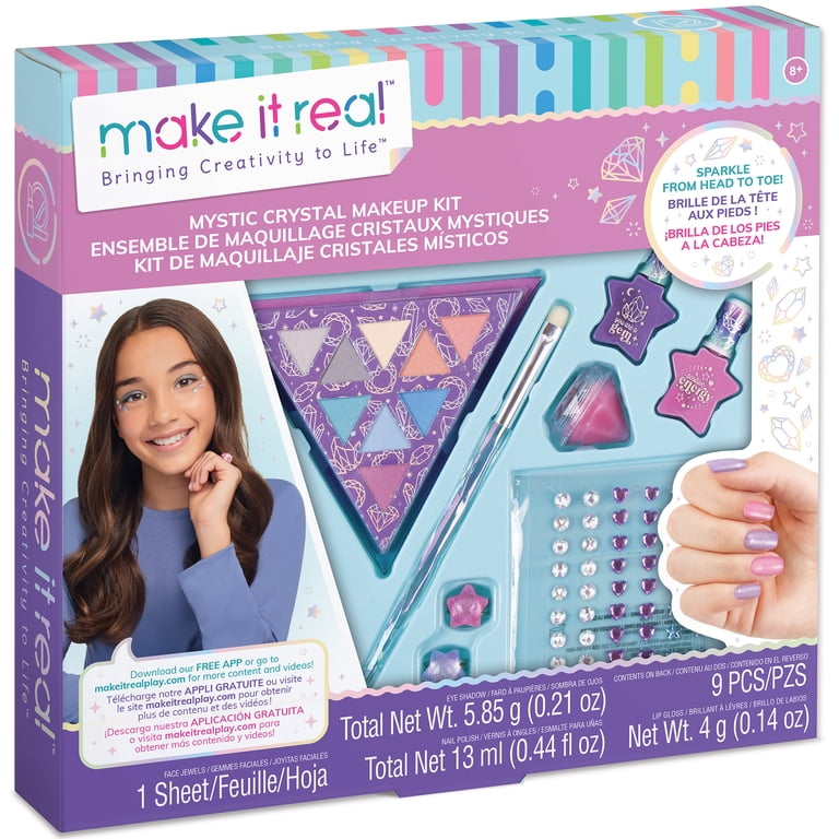 Make It Real: Mystic Crystal 9 Piece Makeup Kit - Sparkle Head To