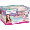 thumbnail image 1 of Make It Real: Ultimate Bead Studio - 2600 Pieces, Includes Beads Cord & Jump Rings, Organizer With 3 Trays, Bead Storage, Jewelry Kit, Make Bracelets Necklaces & More, Kids Ages 8+, 1 of 7