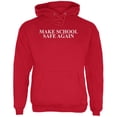 thumbnail image 1 of Make School Safe Again Mens Hoodie Red SM, 1 of 1