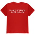 thumbnail image 1 of Make School Safe Again Youth T Shirt Red YLG, 1 of 1