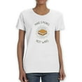 thumbnail image 1 of Make Smores Not Wars Women T-Shirt, Female Small, 1 of 4