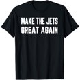 thumbnail image 1 of Make The Jets Great Again T-ShirtMen and women, Black T-shirt, size: Extra large, 1 of 4