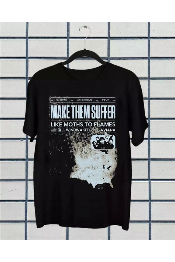 Make Them Suffer Band North America Tour 2025 T Shirt Full Size S-4XL