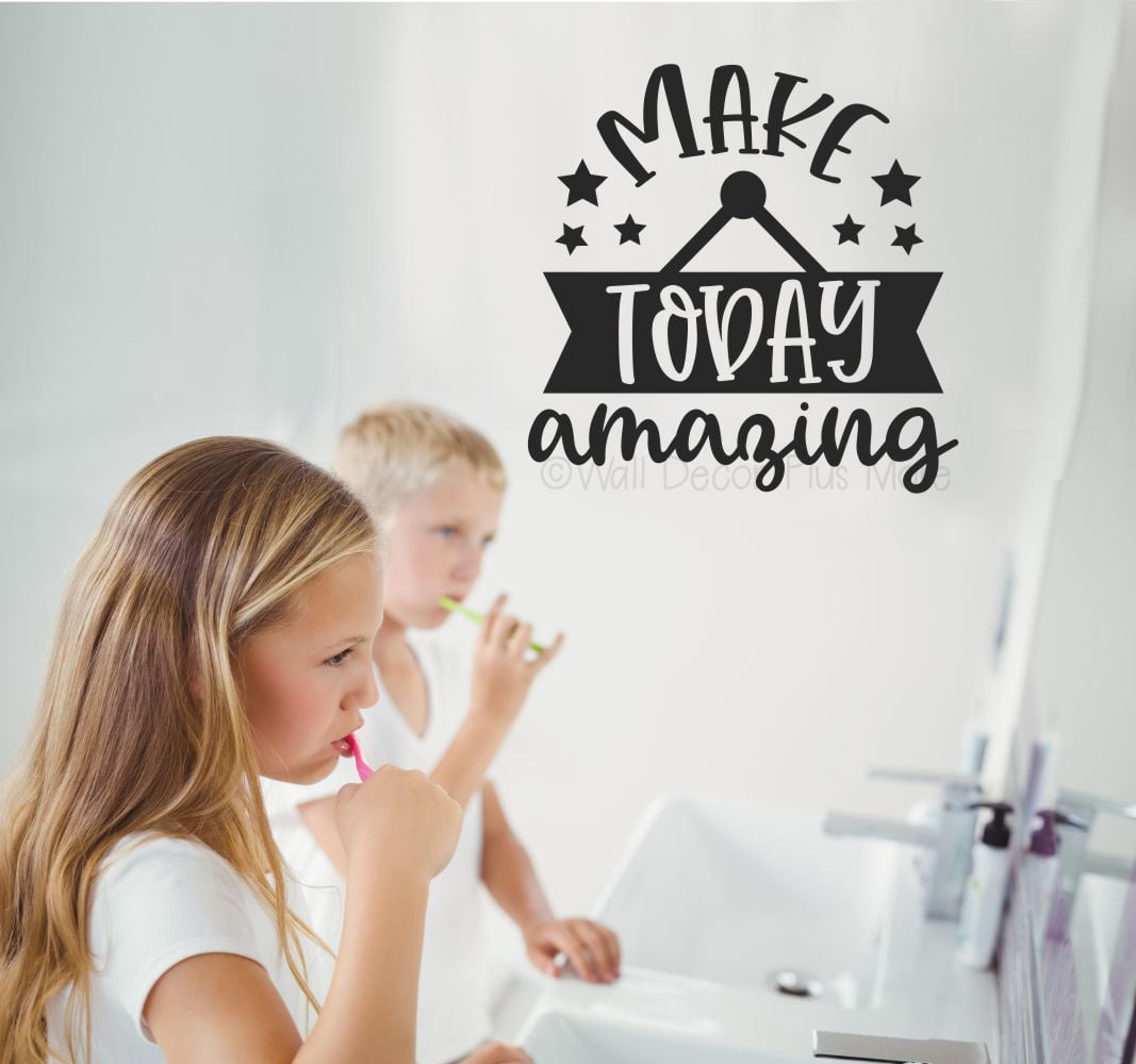 Make Today Amazing Wall Sticker Decal Quotes - Vinyl Wall Art - Word ...