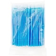 thumbnail image 1 of Make Up Brushes 100pcs/pack Bendable Micro Brushes Disposable Microbrush Applicators Eyelash Extensions Eyelash Glue Cleaning Brush for Eyelash - (Handle Color: Blue), 1 of 1