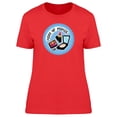 thumbnail image 1 of Make Up Maniac Fashion Doodles T-Shirt Women -Image by Shutterstock, Female x-Large, 1 of 2