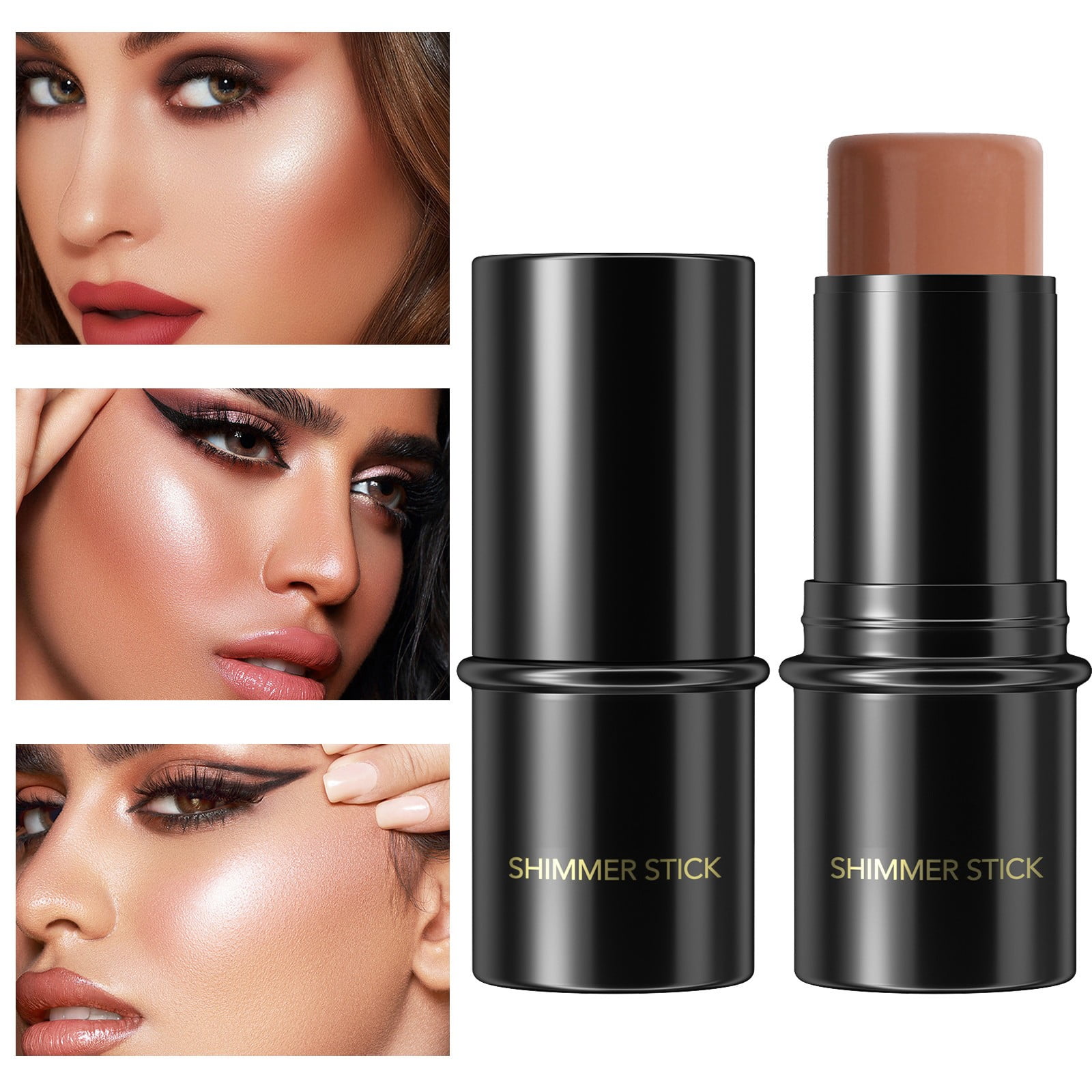 Make Up,Multifunctional Makeup Pen High Gloss and Slimming Brightening Shadow Stick Facial