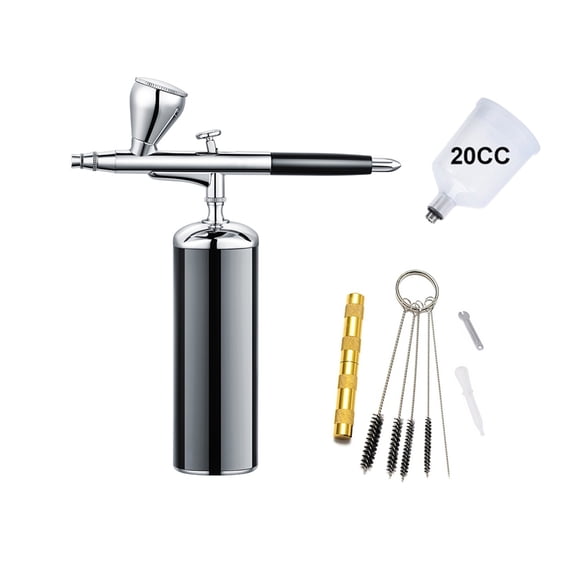 The Electric Mini Cordless Airbrush With Piston Air Compressor Temporary Tattoo Kit