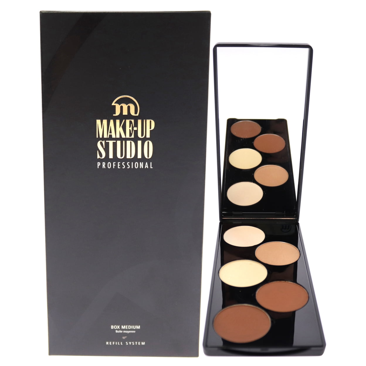 Make-Up Studio Shaping Box Powder, Highlighter Makeup, Light, 0.55 oz