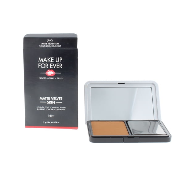Make UpFor EverMatte Velvet Skin Blurring Powder Foundation, Y535 Chestnut, 0.38 Oz