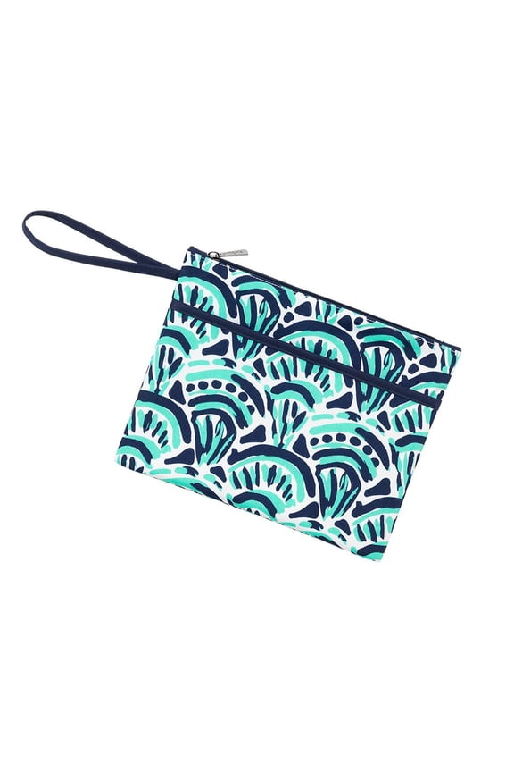 Make Waves Zip Pouch Wristlet