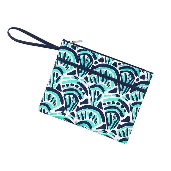 Make Waves Zip Pouch Wristlet