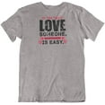 thumbnail image 1 of Make Your Mark Design Being Faithful Easy T-Shirt Gift for Girlfriend, Mom, Wife & Women (Distressed) Athletic Heather, 1 of 8