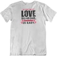 thumbnail image 1 of Make Your Mark Design Being Faithful Easy T-Shirt Gift for Girlfriend, Mom, Wife & Women (Distressed) White, 1 of 8