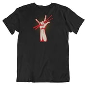 Make Your Mark Design Cool Drum Sticks T-Shirt Gifts for Drummer Boy or Girl & Men & Women Drummers Black