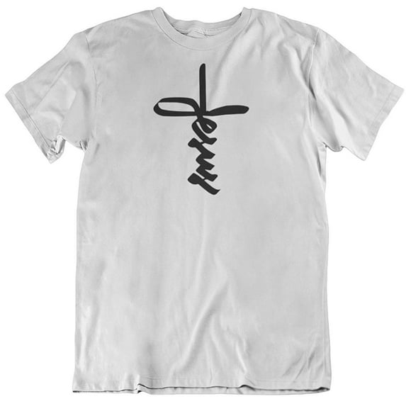 Make Your Mark Design Jesus T-Shirt Gifts for Christian Mom, Dad, Youth, Boys, Girls, Men & Women White
