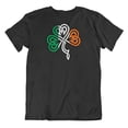 thumbnail image 1 of Make Your Mark Design Shamrock & Ireland Flag Irish Heritage T-Shirt & Party Favors for Men & Women Black, 1 of 7
