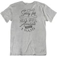 thumbnail image 1 of Make Your Mark Design Sorry for The Mean, Awful & Accurate Things Sarcastic T-Shirt for Men & Women Light Grey, 1 of 8