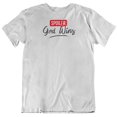 thumbnail image 1 of Make Your Mark Design Spoiler: God Wins. Christian Faith T-Shirt Gift for Mom, Dad, Church Men & Women White, 1 of 8