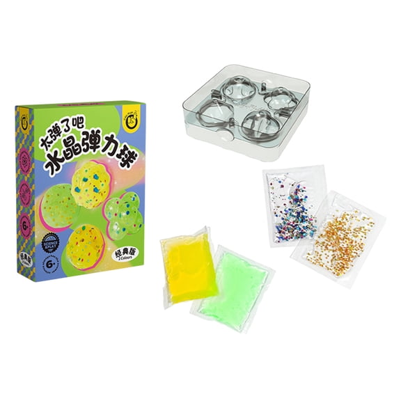 Make Your Own Bouncy Set For Children From 8 Years Colourful Bouncy Make Yourself Scientific Experiment Box Makes Up To 4 Jumping