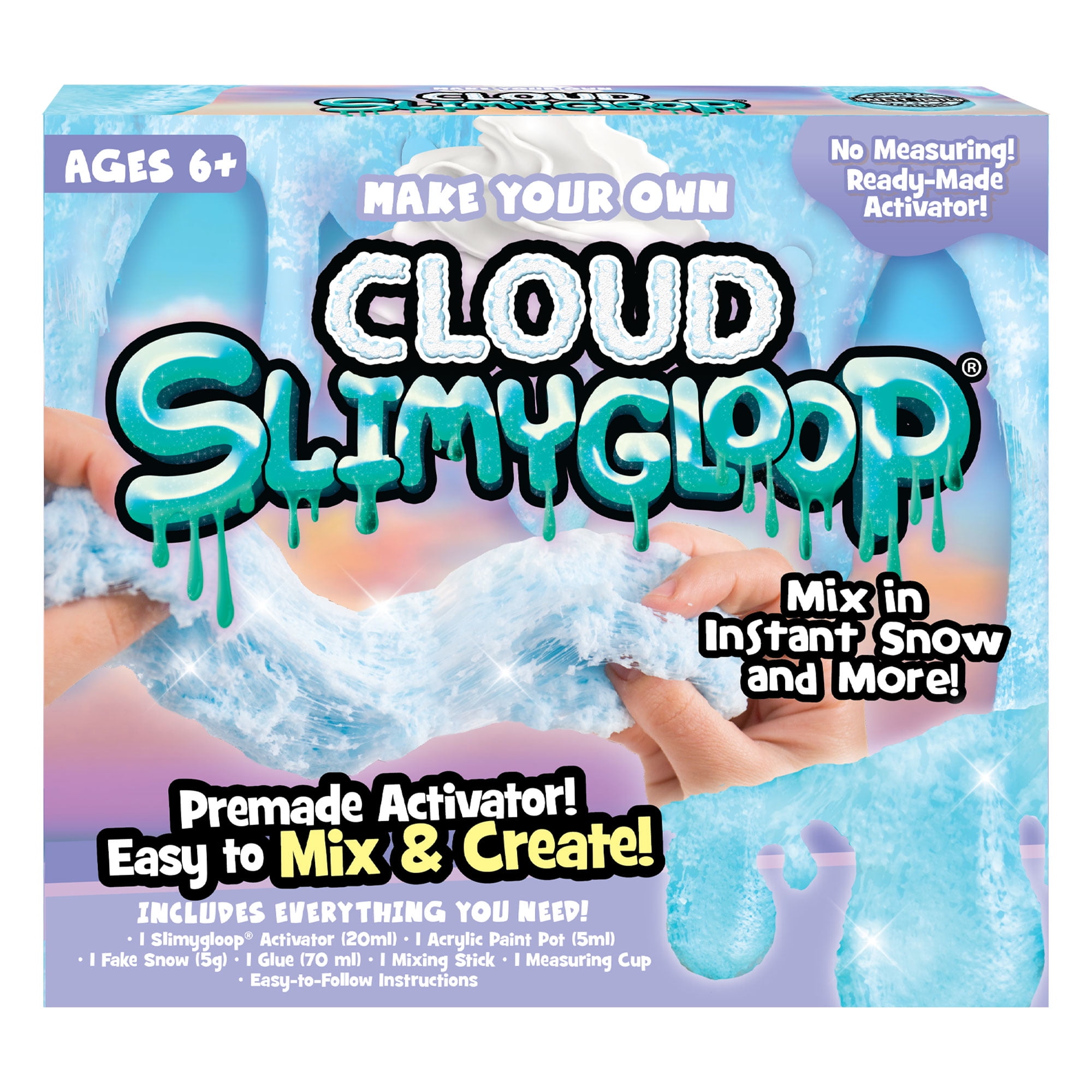 Make Your Own Cloud SLIMYGLOOP, DIY Slime Kit, Ages 6+