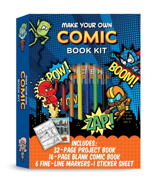 Make Your Own Comic Book Kit : A step-by-step guide for learning to ...