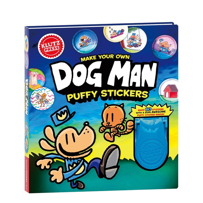 Make Your Own Dog Man Puffy Stickers (Hardcover)
