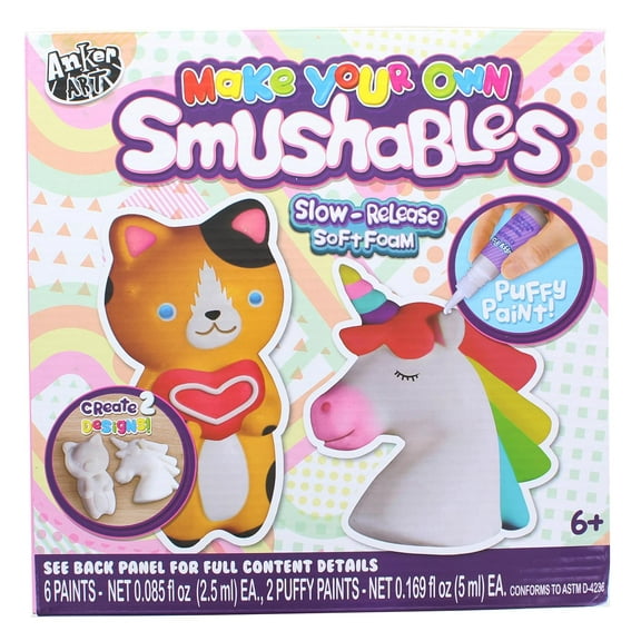 Make Your Own Foam Smushables Activity Kit | Cat and Unicorn