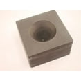 thumbnail image 1 of Make Your Own Gold Bars 1.5x1.25x 1.00 Cone Mold High Density Graphite Mini Conical Mold Assy Gold Silver Black Sand Cone, 1 of 1