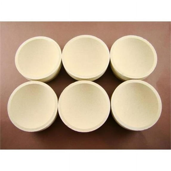 Make Your Own Gold Bars 16500 2.38 in. No. 10 Mabor Cupel Gold Assay Smelting Refining Melting Cupels - Set of 6