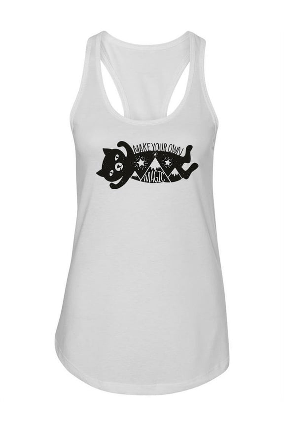 Make Your Own Magic Design Tank Women -Image by Shutterstock, Female Medium