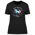thumbnail image 1 of "Make Your Own Magic" T-Shirt Women -Image by Shutterstock, Female Large, 1 of 2