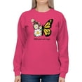thumbnail image 1 of Make Your Own Magic W Daisies Sweatshirt Women -Image by Shutterstock, Female 4X-Large, 1 of 4