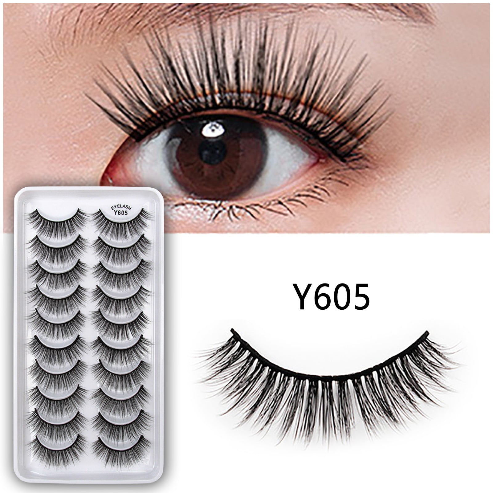 Make Your Own Makeup Easy Lashes Empty Boxes Butterflies Strip Eyelashes 15mm Mapping Stickers