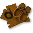 thumbnail image 1 of Make Your Own Moccasins - DIY Leather Moccasin Craft Project - Handmade Moccasins Kit - Miscellaneous Brown or Tan Colors, 1 of 5