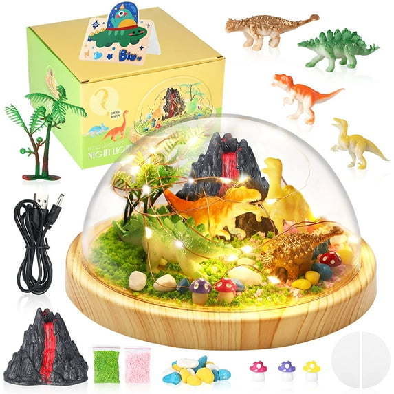 Make Your Own Night Light ,Rabbit DIY Kits for Girls,Bunny Toys for Kids Ages 4-8 ,Arts and Crafts Lamp Project for Girls(USB Upgrade Edition),Gifts for 4 5 6 7 8 9 10 Year Old Girl with Greeting Card