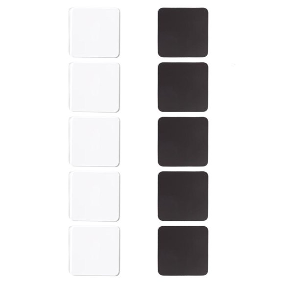 Make Your Own Refrigerator Magnets Set Clear Acrylic Squares Backing Sheets for Home Decoration