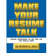 Make Your Resume Talk, Paperback