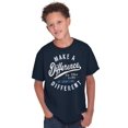 thumbnail image 1 of Make a Difference Autism Awareness Crewneck T Shirts Boy Girl Teen Brisco Brands XS, 1 of 6