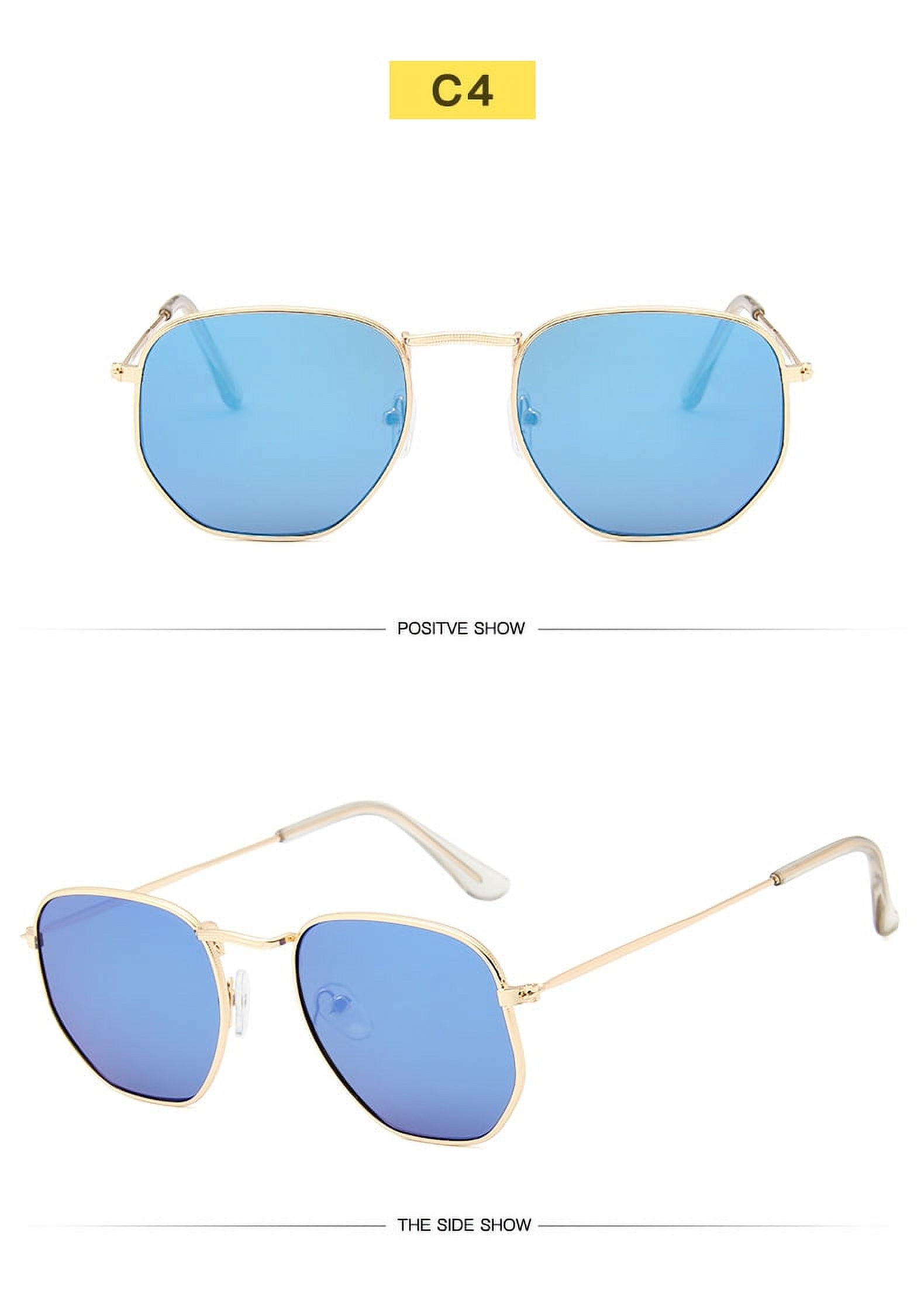 Fashion Metal Frame Sunglasses Fashionable Elegant Simple